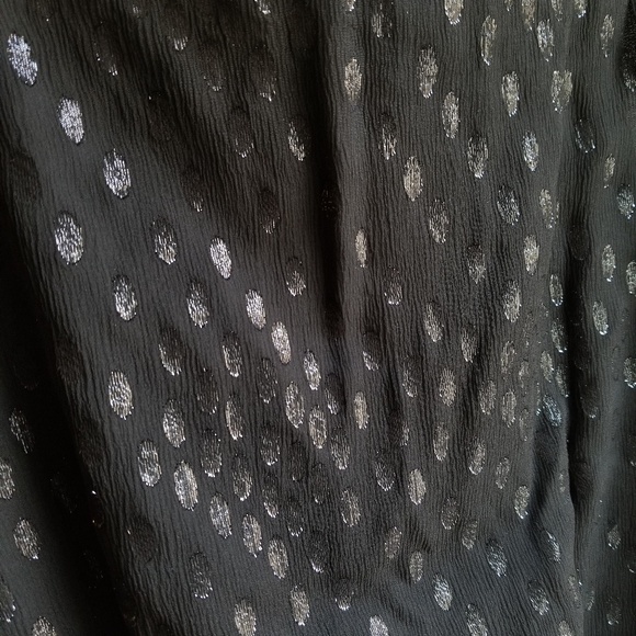 Love Moschino Lurex V-neck Sleeveless Top Black Size 6 - Picture 4 of 8